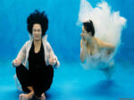 when she proposed him in a swiming pool.