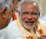 does modi go beyond from the sangh after godhra?