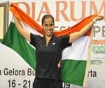 Saina s ascent to top of badminton ranking official