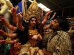 Durga Pooja Preparation, Live Pics