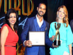 Shikhar dhawan in a award function in gurgaon