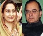 Harsimrat Badal Meeting with Arun Jaitely about SAD-BJP Coalition