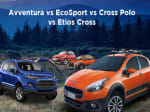 Fiat Avventura vs Ford EcoSport vs VW Cross Polo vs Toyota Etios Cros