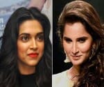Sania Mirza are seen in Roll Deepika