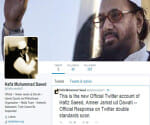 hafiz saeed twitter account suspended again