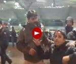 Dubai back woman at the IGI airport molested by loader.