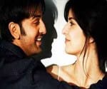 Ranbir and Katrina Kiss in party