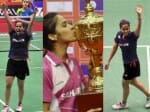 Saina Nehwal wins Syed Modi Badminton championship.