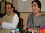 Kirron Kher with Ex-Minister Subramanian Swamy, Live Pics