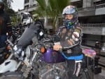 harley davidson riders rally in dehradun.