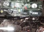 major accident of army jipsy with ford echo, live pics