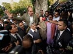 pictures opposition protest on land bill ordinance road to president house
