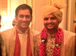 Chennai Super Kings teammate arriving at raina's wedding