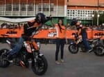 Stunt show organised by KTM at Jammu