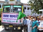 Nepal sent three trucks of food and relief supplies