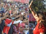 IPL: kings XI punjab Vs mumbai indians and sunny leone