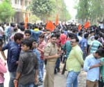Ruckus in Kanpur bacause of eve teasing.