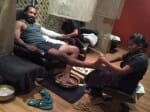 chris gayle is doing spa