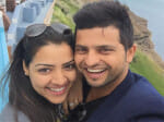 suresh raina with his wife in paris