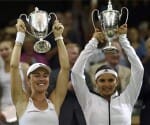 sania- hingis won wibaldon trophy
