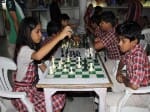 Under -7 chess tournament kicked the game Aradya