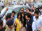  ajay devgan in lucknow for promotion of drishyam