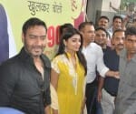 Ajay Devgan in Lucknow.