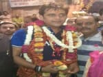 actor ravi kishan reaches in vrindavan