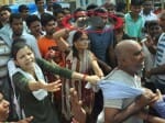 person beaten by mother and daughter