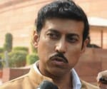 sonia gandhi doing illegal work: rajyavardhan singh rathore
