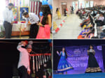 student rocks in GLA fresher party 'NAVANKUR 2015'