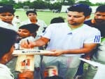 cricketer suresh raina in meerut