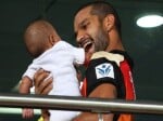 shikhar dhawan having fun with his son