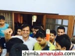 Suresh Raina meets maternal uncle khemraj with wife Priyanka in kangra Himachal.