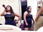 Woman guzzles beer, abuses cops inside police station