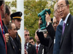 palestinian flag in united  nation