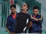 a crazy fan enter stadium during match