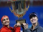 sania mirza and martina hingis on fire