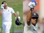 Captain cook equalls record of Rahul Dravid in Test