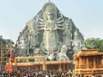 stampede at pandal of DESHOPRIYA park kolkata