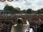 Bihar: Big gathering in nitish kumar's rallies