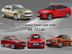 Top 5 Fastest Diesel Cars under Rs. 12 lacs
