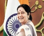 Sushma swaraj  will go Palestine 