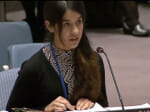 Yazidi woman who tortured by isis begs UN Security Council to wipe out Islamic State