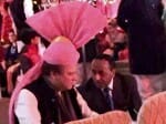 Nawaz shari wore Indian turban gifted by Narendra modi