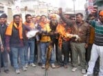 Mannequin blow against terrorism expressed