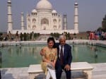 mufti came to agra with sana to see taj