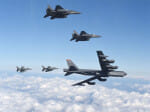 America heavy B-52 Stratofortress that can carry nuclear weapons 