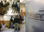 this is the Pakistan Airlines office where Hindu sena ransacked