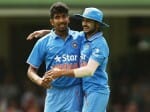 jasprit bumrah gets first wicket in his 17th ball